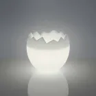 Secchiello portaghiaccio Slide Kalimera bianco luminoso made in Italy Viadurini