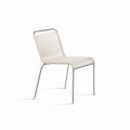 Sedia di Design da Esterno in Acciaio e PVC Made in Italy - Madagascar