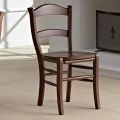 Sedia Classica da Cucina in Legno Massello e Legno Design Italiano - Monika