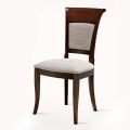 Sedia Classica Legno di Faggio e Tessuto Design Elegante Italiano - Murray