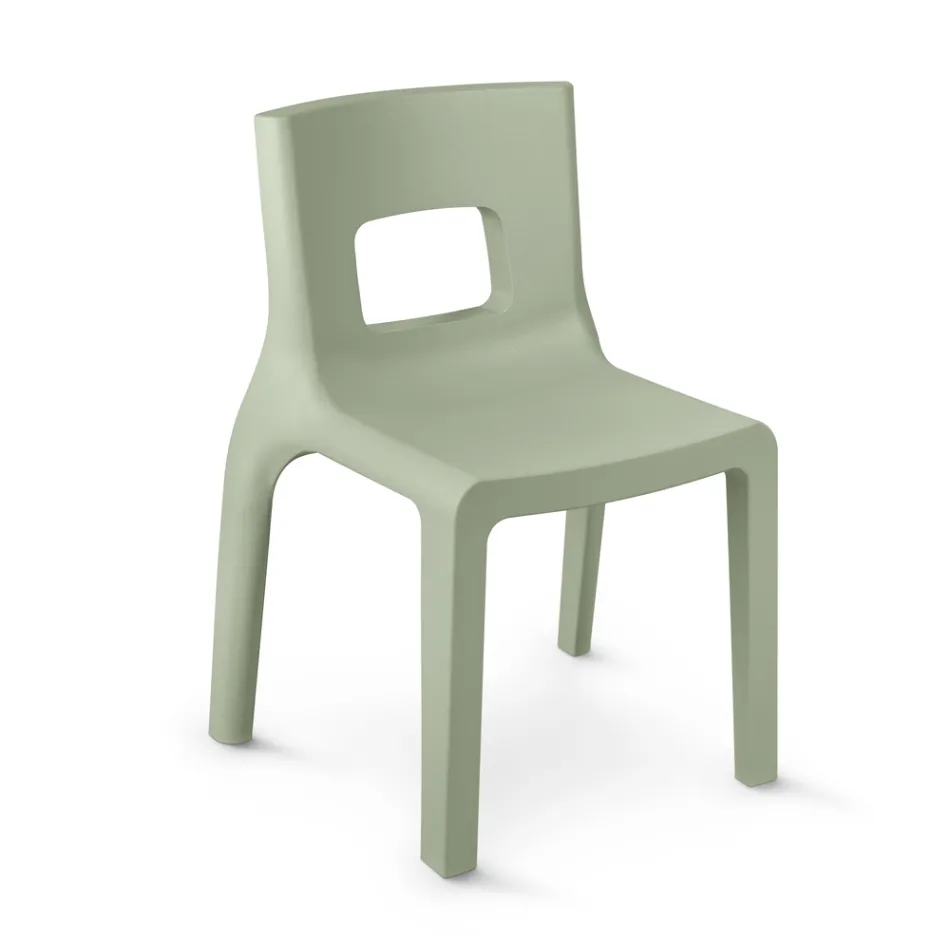 Sedia da Cucina Impilabile in Polietilene Made in Italy 2 Pezzi - Alassio Viadurini
