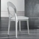 Sedia da Cucina in Legno Massello di Faggio Design Italiano - Marrine Viadurini