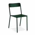 Sedia da Esterno Impilabile in Metallo Made in Italy, 4 Pezzi - Xylia Viadurini