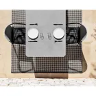 Sedia da Esterno in Alluminio con o Senza Cuscino, Alta Qualità, 4 pz - Filomena Viadurini