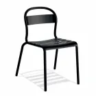 Sedia da Esterno in Alluminio Impilabile Made in Italy, 4 Pezzi - Ulyssa Viadurini
