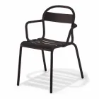 Sedia da Esterno in Alluminio Impilabile Made in Italy, 4 Pezzi - Ulyssa Viadurini