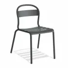 Sedia da Esterno in Alluminio Impilabile Made in Italy, 4 Pezzi - Ulyssa Viadurini
