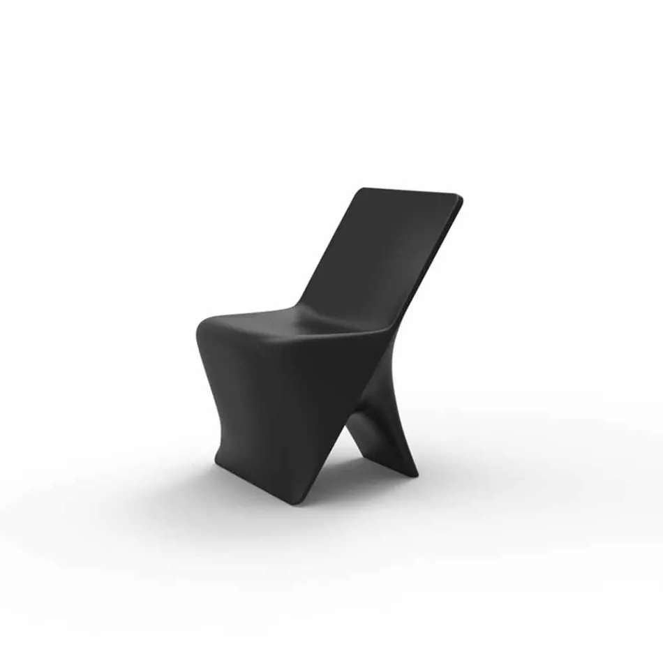 Sedia da giardino di design moderno Sloo by Vondom, in polietilene Viadurini