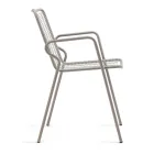 Sedia da Giardino in Metallo con Braccioli Made in Italy 2 Pezzi - Vikas Viadurini