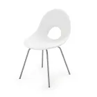 Sedia da Giardino in Polietilene e Base in Alluminio Made in Italy - Ashley Viadurini