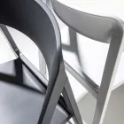 Sedia da Pranzo Pieghevole in Polipropilene Colorato, 4 Pezzi - Eliana Viadurini