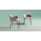 Sedia da Sala da Pranzo Moderna di Design Colorato Made in Italy - Cloe Viadurini