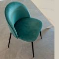 Sedia da Soggiorno con Seduta e Gambe in Diverse Finiture - Chandra