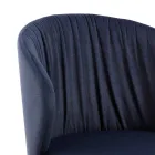 Sedia da Soggiorno in Tessuto e Frassino di Design Elegante - Reginaldo Viadurini