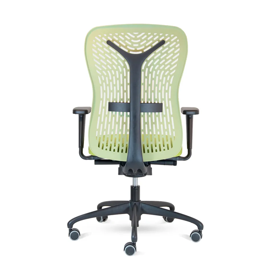 Sedia da Ufficio Ergonomica e Girevole con Braccioli Made in Italy - Fulvio Viadurini