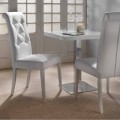 Sedia Imbottita di Design, con Lavorazione Capitonnè - Diana