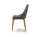 Sedia Imbottita per Cucina con Base in Legno Made in Italy – Nirvana