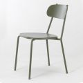 Sedia Impilabile da Esterno in Metallo Colorato Made in Italy 4 Pezzi - Pixie
