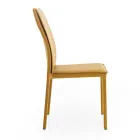 Sedia in Ecopelle da Sala da Pranzo Design Elegante Moderno - Granger Viadurini