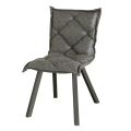Sedia in Metallo Verniciato e Seduta in Morbido Soft Vintage Made in Italy - Thani