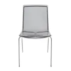 Sedia in Plexiglass Trasparente e Ferro Made in Italy 2 Pezzi - Charlotte Viadurini