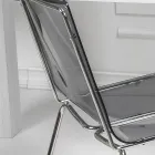 Sedia in Plexiglass Trasparente e Ferro Made in Italy 2 Pezzi - Charlotte Viadurini