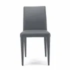 Sedia Living Imbottita Completamente Rivestita Made in Italy – Marziana Viadurini