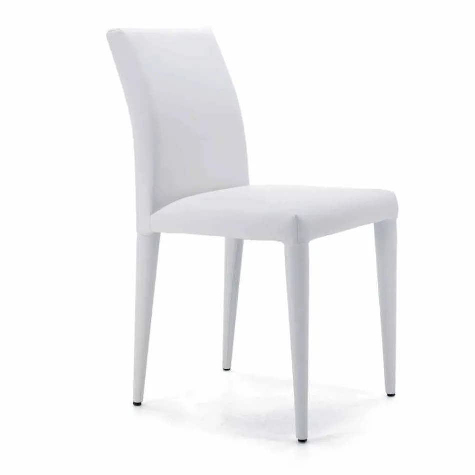 Sedia Living Imbottita Completamente Rivestita Made in Italy – Marziana Viadurini