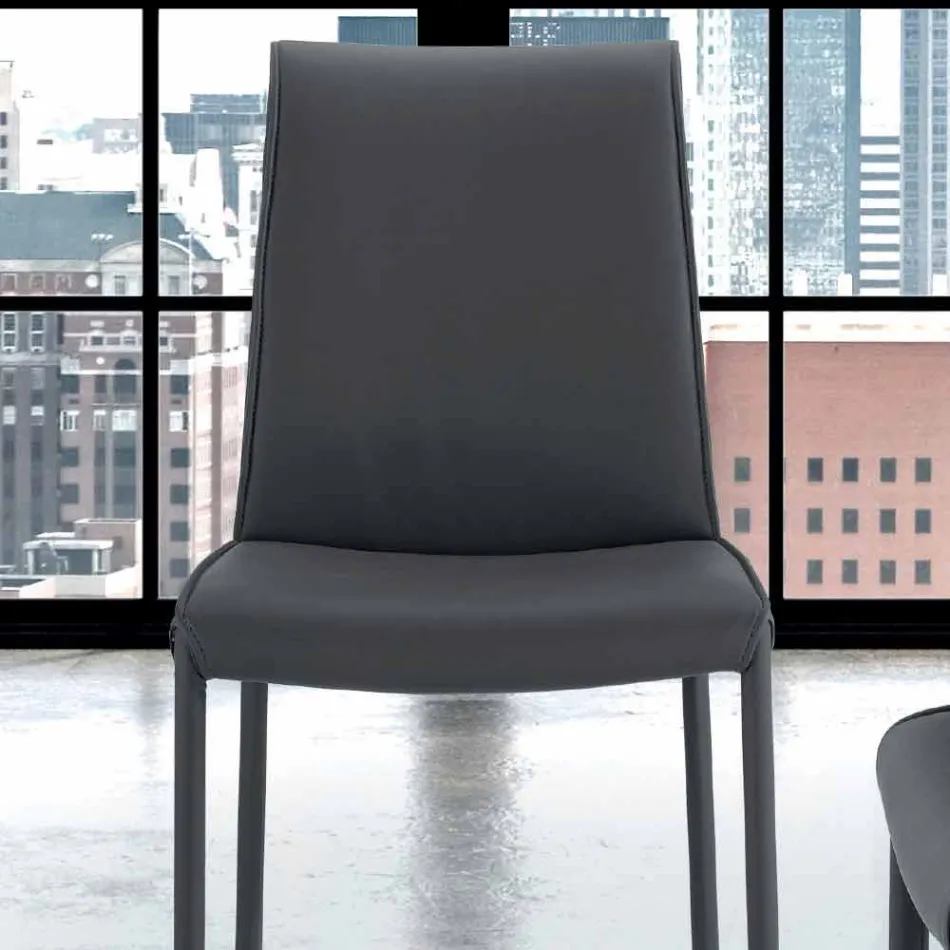 Sedia Living Moderna Imbottita e Rivestita Made in Italy – Monnalisa Viadurini