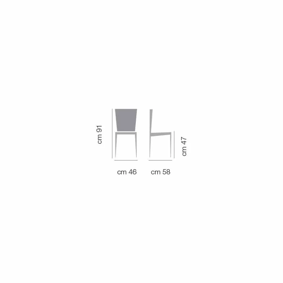 Sedia Living Moderna Imbottita e Rivestita Made in Italy – Monnalisa Viadurini