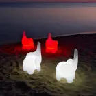 Sedia Luminosa da Bambino, Led RGBW Ricaricabile, 2 Pezzi - Tino by Myyour Viadurini
