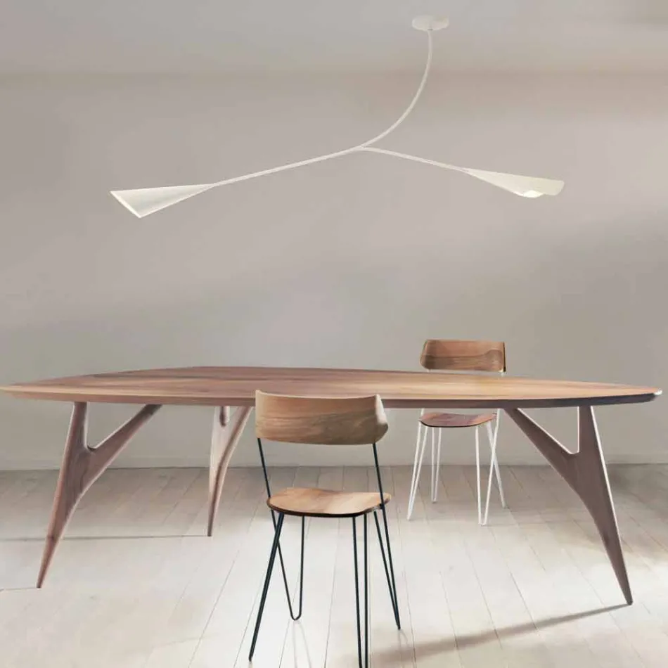 Sedia per Sala da Pranzo Artigianale in Legno e Acciaio Made in Italy - Valencia Viadurini