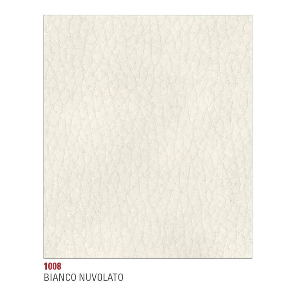 Sedia per Sala da Pranzo Rivestita in Ecopelle Made in Italy, 2 Pezzi - Belga Viadurini
