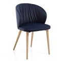 Sedia Sala da Pranzo in Tessuto Design Moderno Elegante - Reginaldo