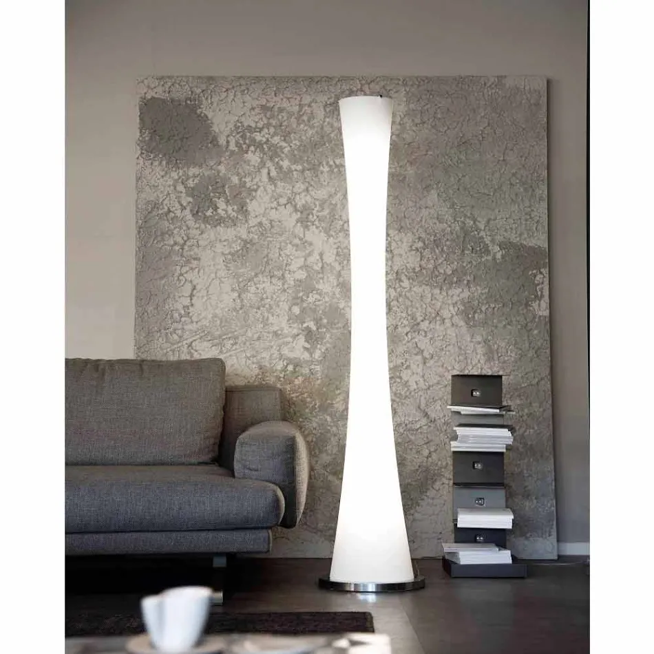 Selene Clessidra lampada da terra in vetro soffiato Ø36 H175cm  Viadurini