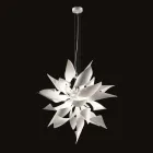 Selene Ginger lampda a sospensione in metallo made in Italy Ø80 H200cm Viadurini