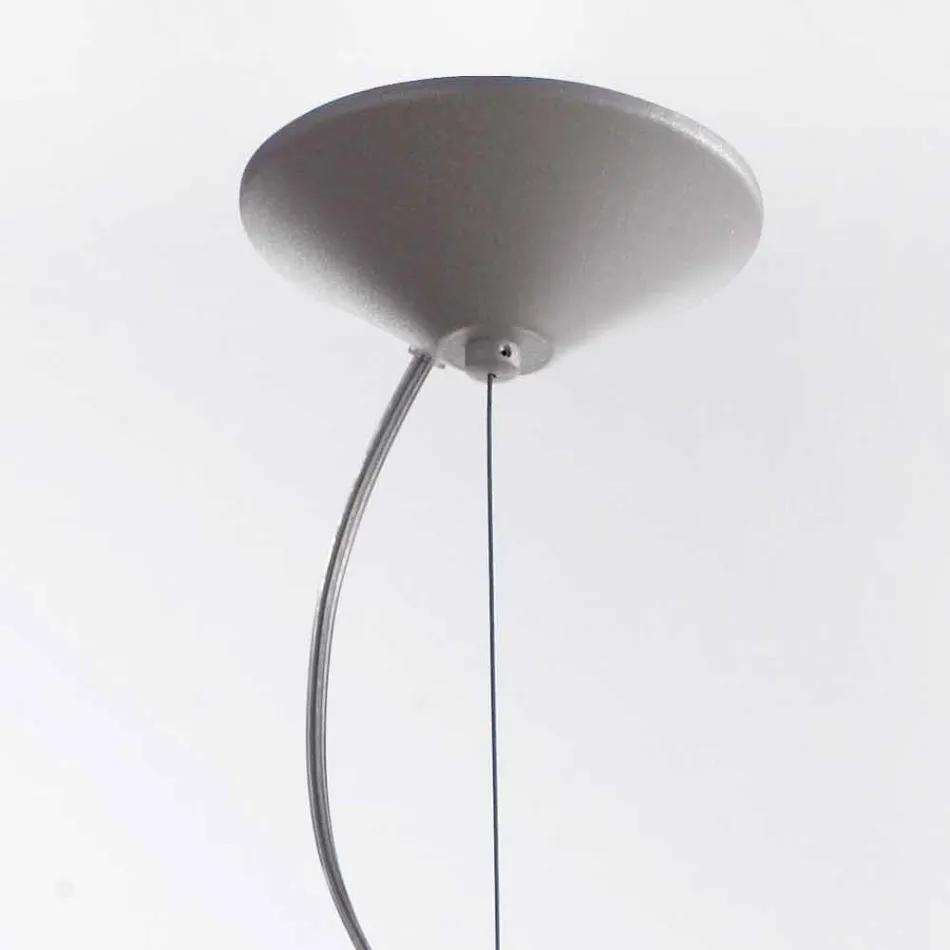 Selene Papiro lampada a sospensione moderna in cristallo Ø15 H 125cm Viadurini