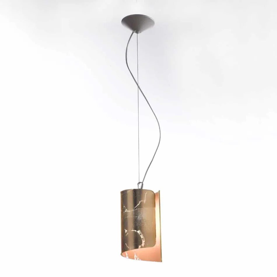 Selene Papiro lampada a sospensione moderna in cristallo Ø15 H 125cm Viadurini