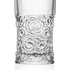 Servizio Bicchieri Highball in Eco Cristallo Decoro Audace 12 Pezzi - Ritmo Viadurini