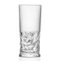 Servizio Bicchieri Highball in Eco Cristallo Decoro Squadrato 12 Pz - Ritmo