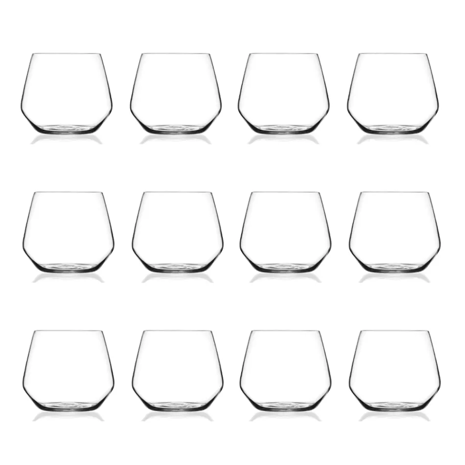 Servizio Bicchieri per Acqua in Eco Cristallo Design Minimale 12 Pz - Etera Viadurini