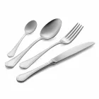 Servizio Completo di Posate in Acciaio Inox Design di Lusso 24 Pezzi - Boss Viadurini