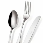 Servizio Completo di Posate in Acciaio Inox Design di Lusso 24 Pezzi - Boss Viadurini