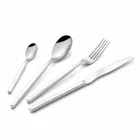Servizio Completo Posate in Acciaio 24 Pezzi Design Made in Italy - Tricky Viadurini