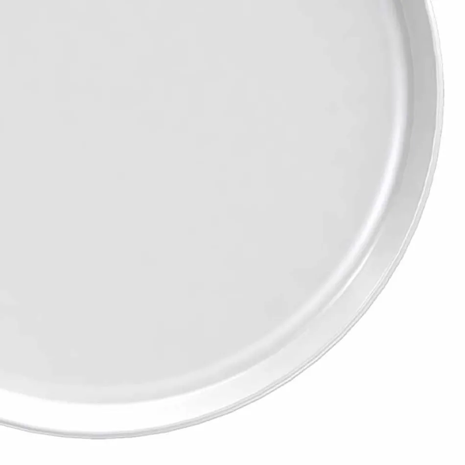 Servizio di Piatti Moderni Bianchi Design da Pranzo Porcellana 24 Pezzi - Artico Viadurini