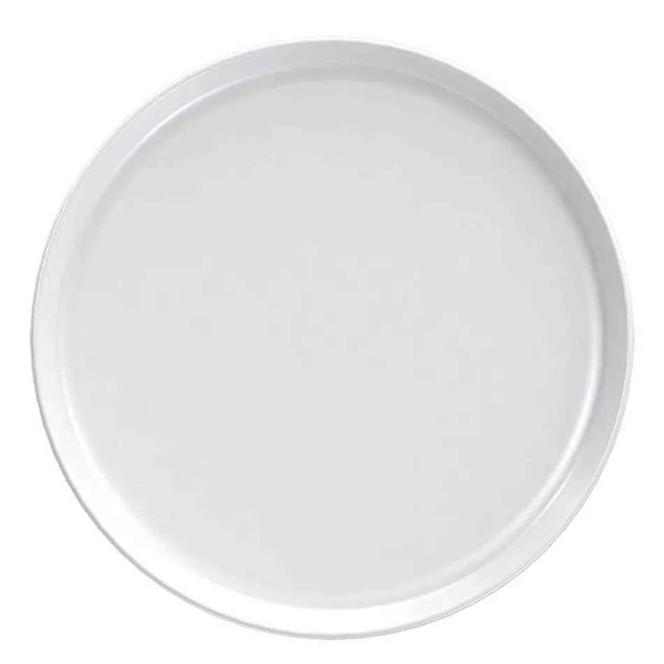 Servizio di Piatti Moderni Bianchi Design da Pranzo Porcellana 24 Pezzi - Artico Viadurini