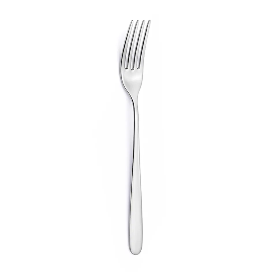 Servizio di Posate in Acciaio Inox Design Tondeggiante 24 Pz - Peperita Viadurini