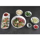 Servizio Piatti da Aperitivo in Porcellana Design Moderno 8 Pezzi - Galatino Viadurini
