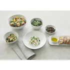 Servizio Piatti da Aperitivo in Porcellana Design Moderno 8 Pezzi - Galatino Viadurini
