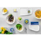 Servizio Piatti Portata o da Pranzo Moderni in Porcellana 14 Pezzi - Nalah Viadurini